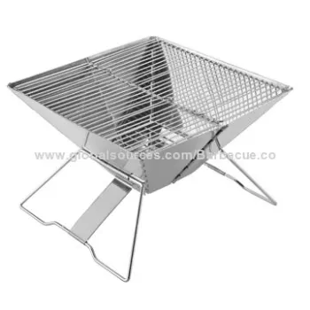 Foldable BBQ Grill Made of Stainless Steel with Carry Bag, Easy to Show Logo and Superior Quality