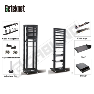 Giá đỡ tủ trung tâm dữ liệu Geteknet - Giá đỡ máy chủ 19 inch 20u đến 42U
