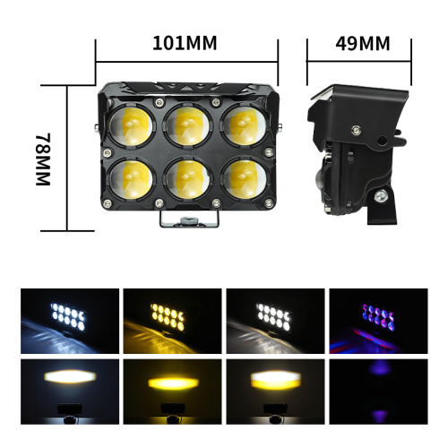 Auxiliary Fog LED Light for Bike with DRL
