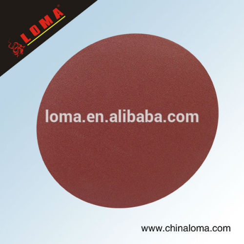abrasive velcro sanding disc red color