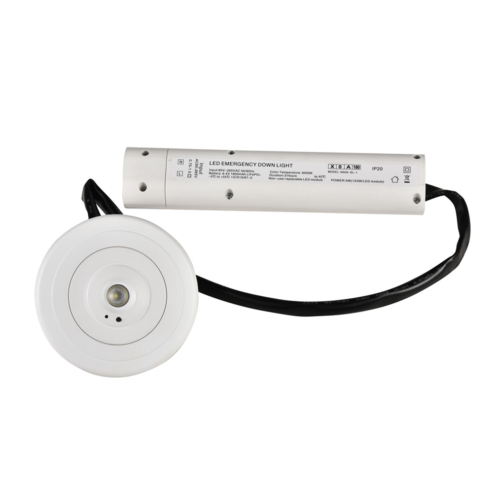 Alimentation d'urgence de Fire Downlight 3W LED 3W