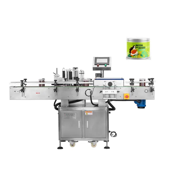 1 Year Warranty Automatic Labeling Machine for Tuna Cans and Bottles