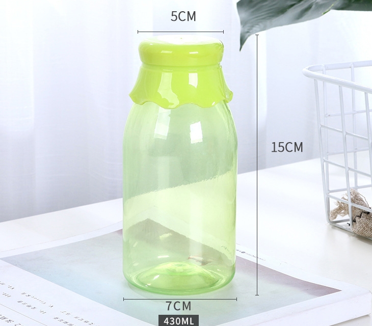 Clear PET Plastic Juice Bottles