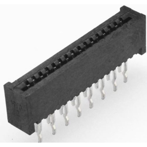 1.25mm FPC Connector NON-ZIF DIP straight Dual Contact