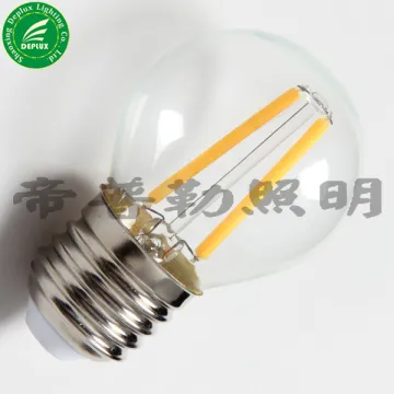E27 E14 led G45 bulb light 2w led filament bulb lamp