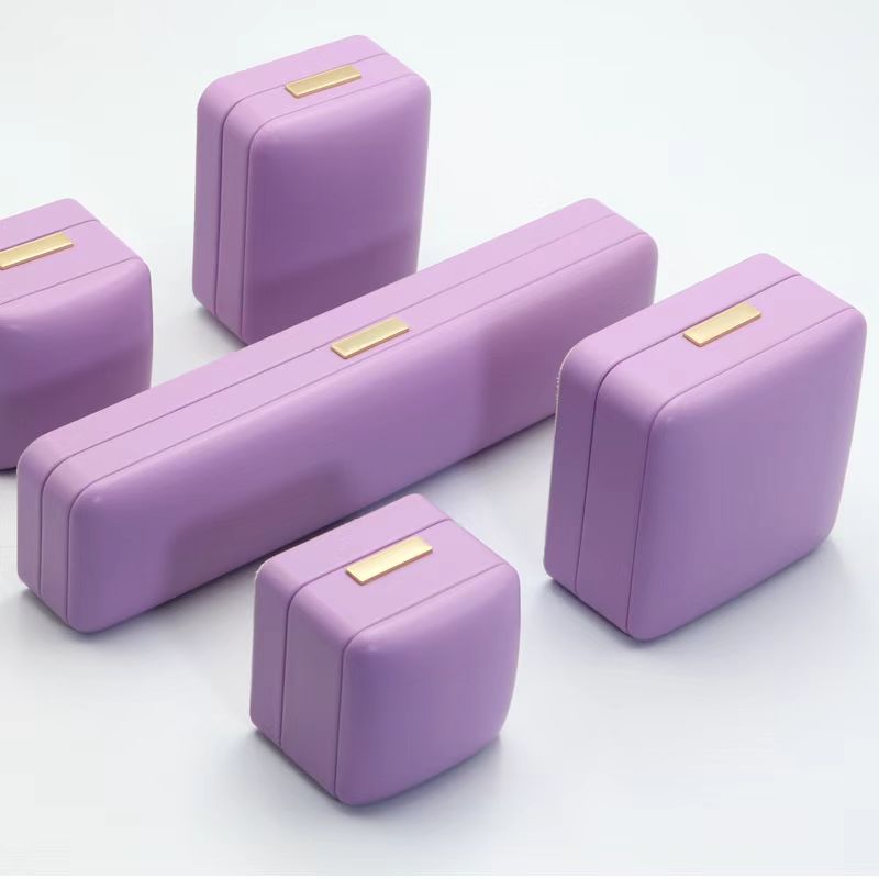 Microfiber PU Leather Square Displaying Diamond Jewelry Box