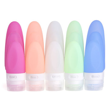 Leakproof Squeezable Silicone Travel Bottles Containers