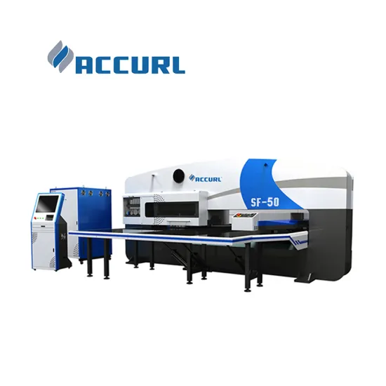 MAX-T-50T 50 Ton CNC Turret Punching Machine with Stainless Steel Table