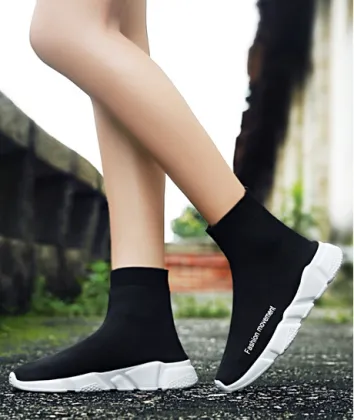 New spring stretch socks, shoes, women's shoes, air net surface, leisure sports shoes