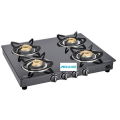 Classic 4 Burner Toughened Glass Gas Stove