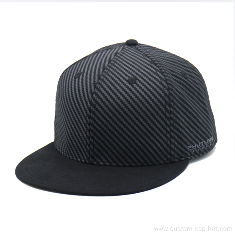 High Quality Printing Black Snapback Hats