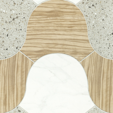 Terrazzo Look Decoration Ceramic Porcelain Floor Tiles