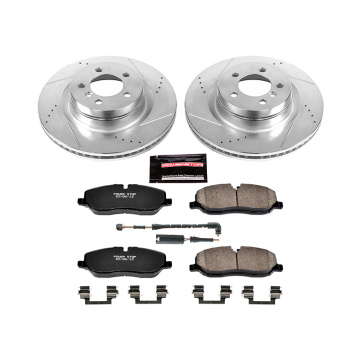 US อันดับสูงสุดของ US SDB500182 D1098 ชุดเบรกหน้า POWERSTOP สำหรับ Land Rover
