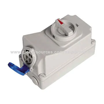 2014 CE Standard Electric Wall Mechanical Interlock Socket