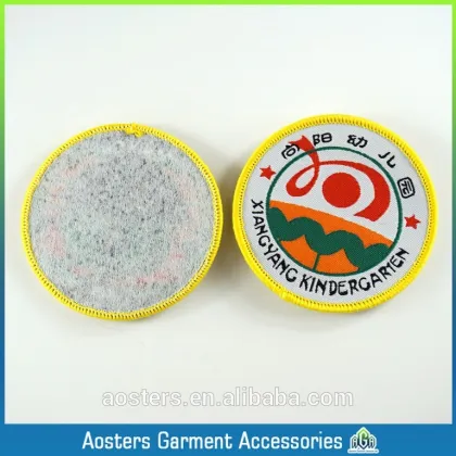 Custom badge chapter chest label children in kindergarten and elementary school woven badge