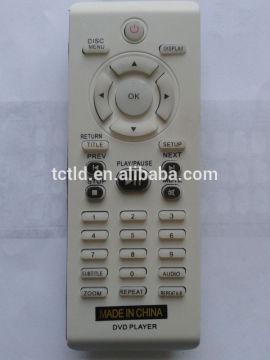 Made for you Anhui New ABS white universal DVD player remote control china factory near nanjing