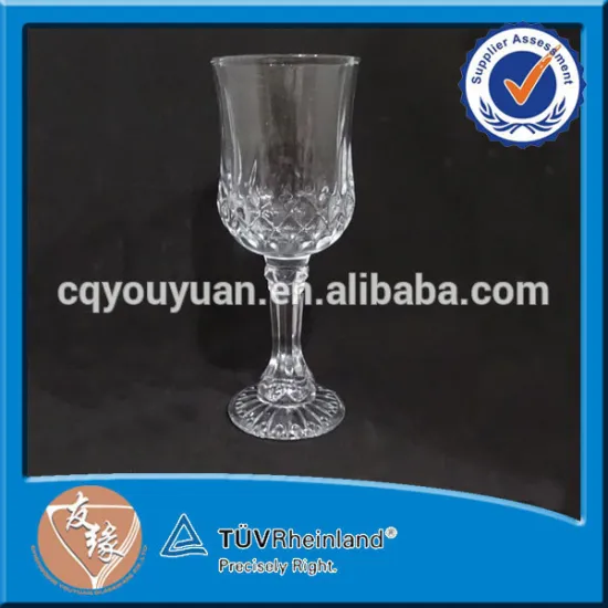 200ml Engraving high white clear cordial glass cup
Red Wine Goblet