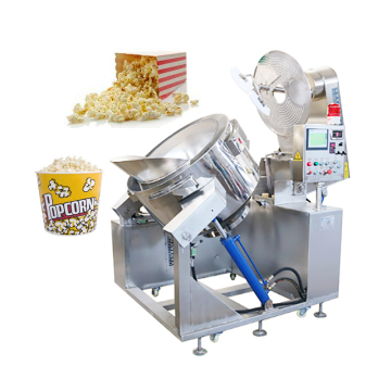 Electric Jacketed Cooking Kettle Tilting Pot Ball Popcorn Production Line