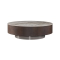 High-end wooden round end table