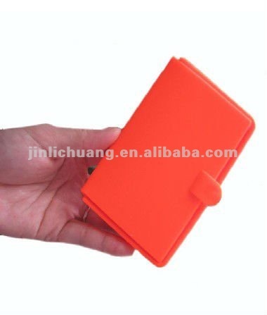 colorful silicone name card holder