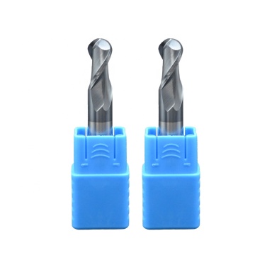 ROKTOOLS Extended Solid Carbide Ball Nose End Mill 2 Flute 100mm Length