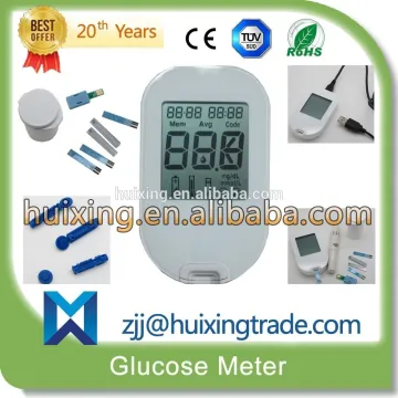 2015 new design High Quality Big Screen Glucometer With PC-link USB Cable/ Precise silver strips/ No pain function lancet pen