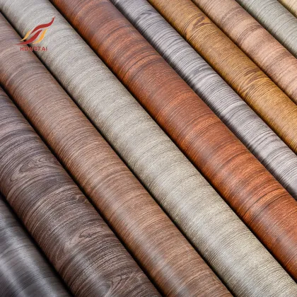office furniture self adhesive wooden sticker PVC roll