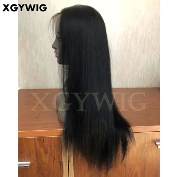 10-24\" Drop Shipping Full Lace Wigs: 100% Virgin Malaysian Straight Hair with Silk Top