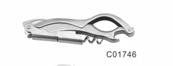 Red Wine Corkscrew Opener with Foil Cutter