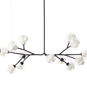 Nordic Indoor Glass Ball LED Chandelier Light