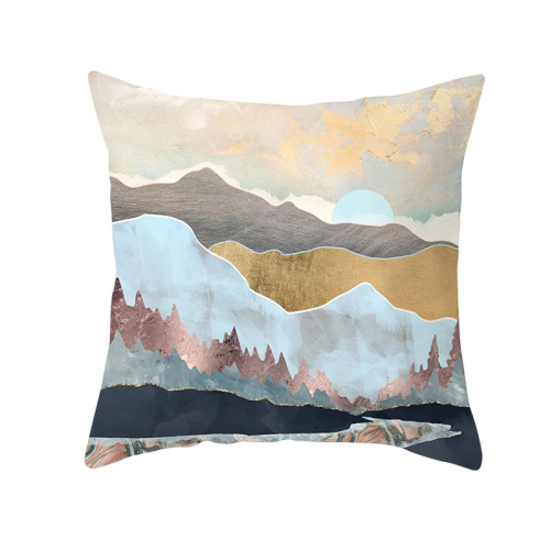 Cotton Velvet Cushion Covers Custom Design Heated Printed Pillow Case Supplier