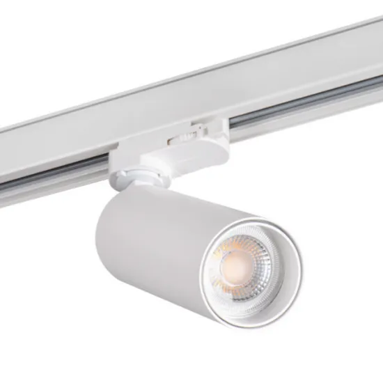 Movable Track Lighting: Commercial Recessed LED 3 Circuit 4 Wires Aluminum Light System