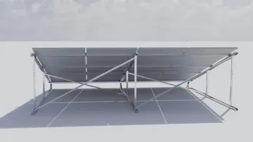 Solar Mounting System for Aluminum Panel Metal Flat Roofs