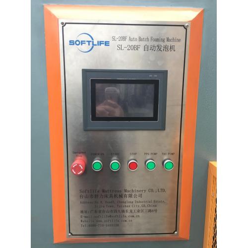 Low pressure sponge making rubber foam bubbles machine