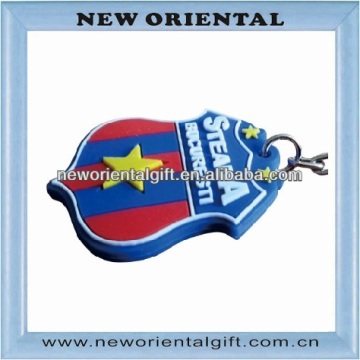 Custom made one side 3d pvc keychain for events