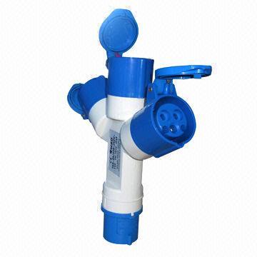 European Industrial Adapter, 16A Rated Current, 80,000 Times Mechanical Lifespan