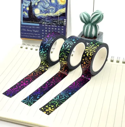 Custom craft Fashion decorative foil Washi tape