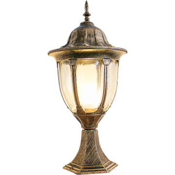 Luce pilastro da giardino esterno - lampada porta principale esterna di vendita calda