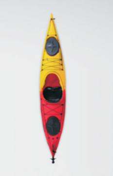 Kayak de mar de 4,2 m: travesías de larga distancia, rendimiento elegante