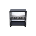 Open server cabinet Black