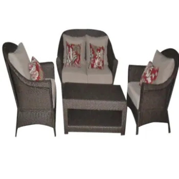 Outdoor rattan sets, includes sofa, single and double sofa, cushion