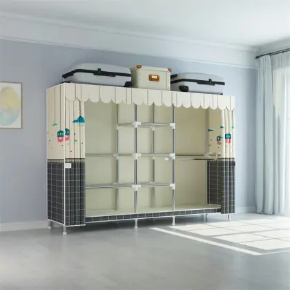 Modern Portable Fabric Adjustable Wardrobe