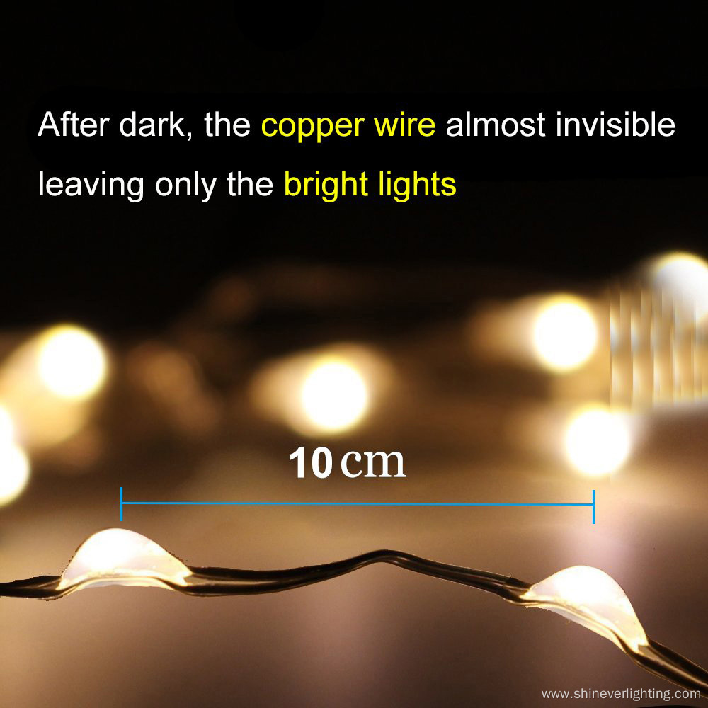 Outdoor Solar String Lights for Christmas Decorations Light