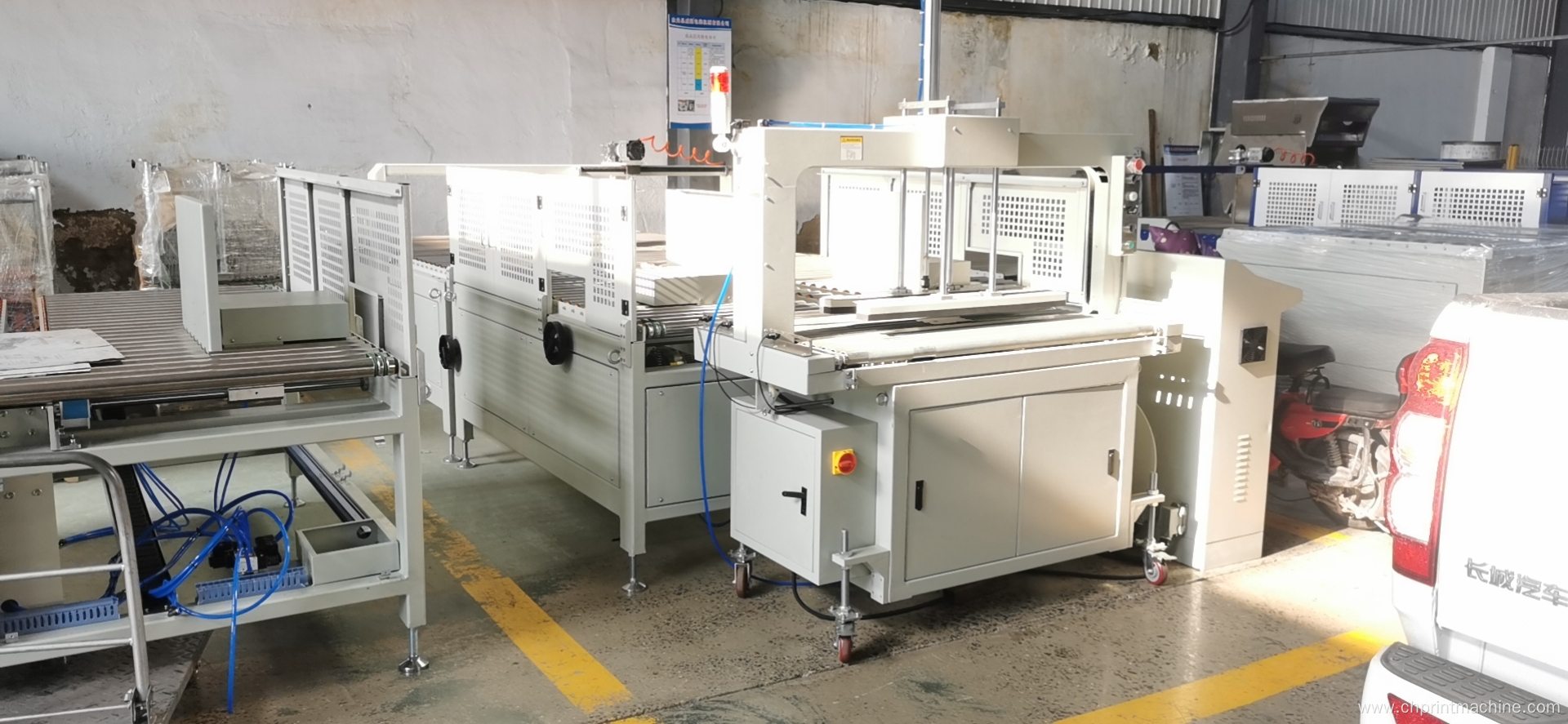 Automatic PP belt strapping machine for carton box