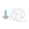 72W Air Ductwork uvc air disinfectant