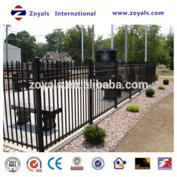 folding aluminum ornamental fence manufacturer with ISO 9001