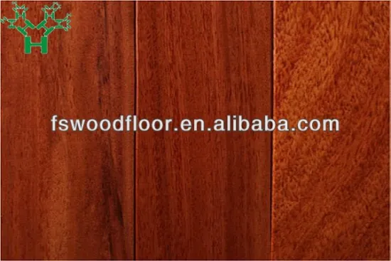 Mahogany hardwood flooring