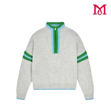 Top de punto de rayas verdes ecológico para mujer