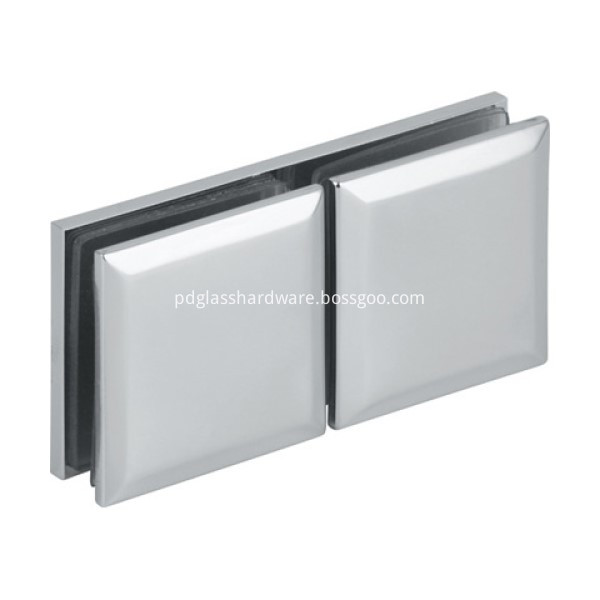 Beveled 180 Degree Glass to Glass Shower Clamp