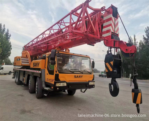 Wholesale Price Used SANY STC750 75 Ton Telescopic Boom Mobile Truck Crane